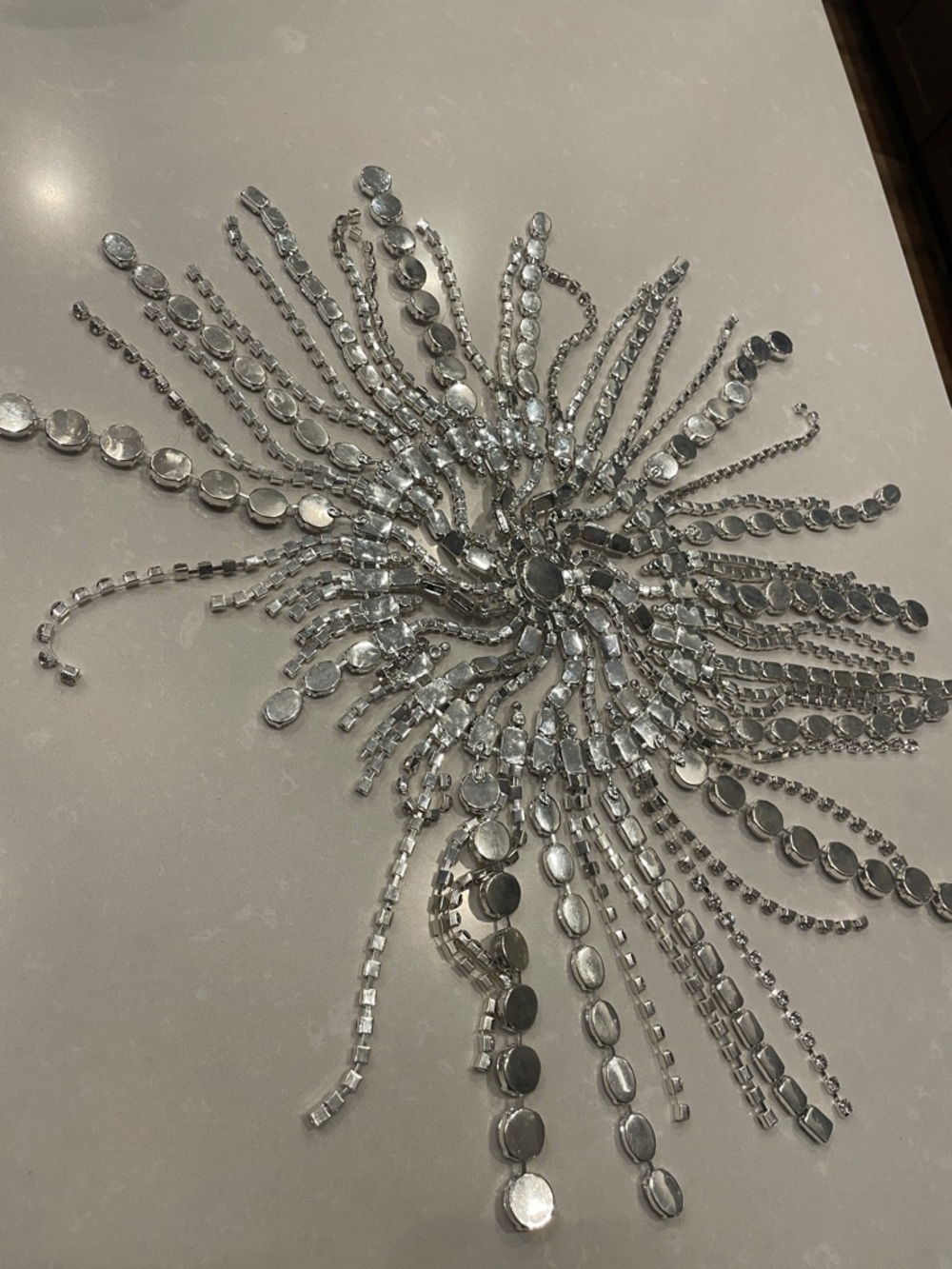 Rhinestone Headpiece Cap - Picture 8 of 10